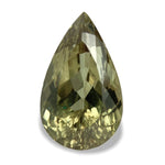 9.32cts Natural Khaki Green Diaspore Color Change Gemstone - Pear Shape - 815RGT