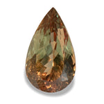 9.32cts Natural Khaki Green Diaspore Color Change Gemstone - Pear Shape - 815RGT