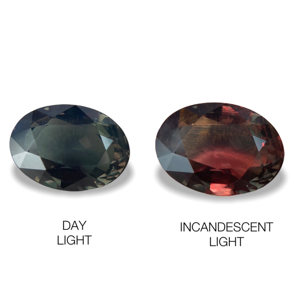 Alexandrite clearance colour change